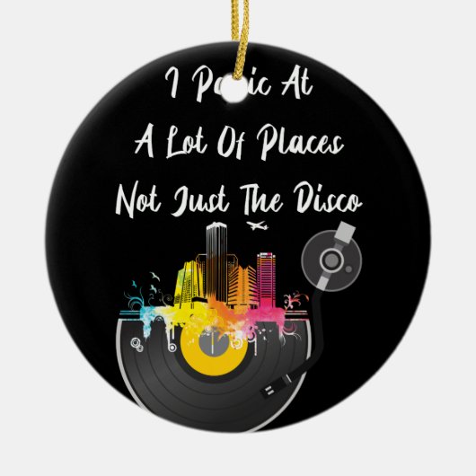 An vielen Orten, nicht nur in der Diskothek, habe Keramik Ornament (Vorne)