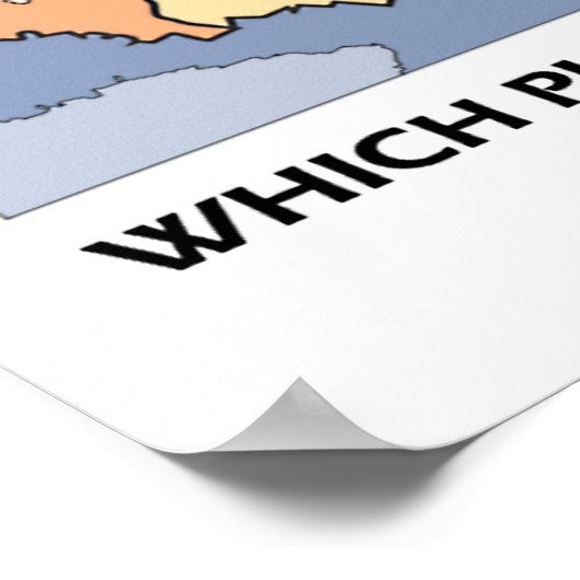 An welcher Platte sind Sie Stehend? (Plattentekton Poster (Ecke)