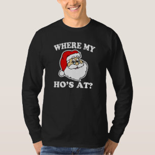 An wo mein Hos? lustiges Sankt-WeihnachtsShirt T-Shirt