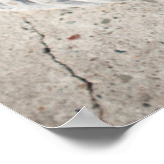 An zwei Pollen geklebter Seil Poster (Ecke)