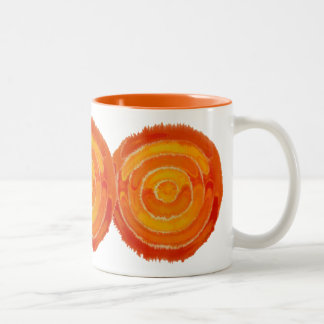 An zweiter Stelle Chakra heilende Kunst #1 Zweifarbige Tasse