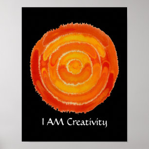 An zweiter Stelle Chakra Kunst: #1: Poster