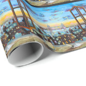 An zweiter Stelle Stern rechts. Peter Pan Geschenkpapier (Rolleneckpunkt)