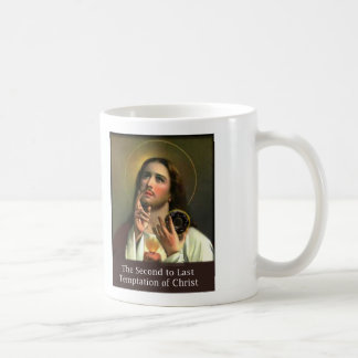 An zweiter Stelle zur letzten Versuchung von Kaffeetasse
