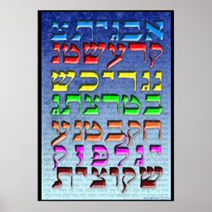 Ana b"Koach ~ Anfangsbuchstaben ~ Elijah Poster