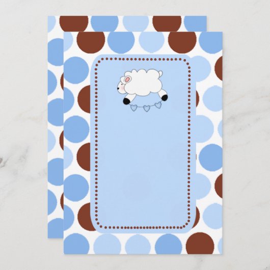 Ana-Dusche Einladung (Vorne/Hinten)