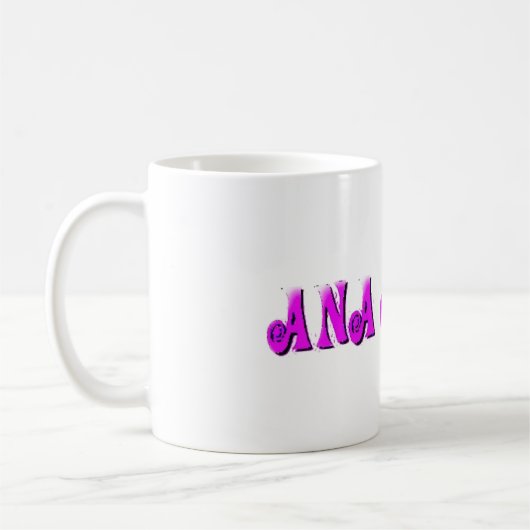 Ana Maria Name Kaffeetasse (Links)
