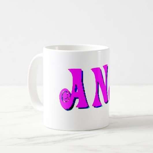 Ana Name Kaffeetasse (Vorderseite Links)