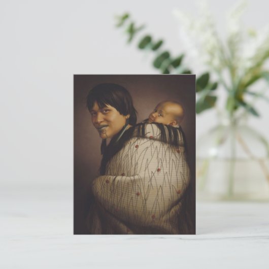'Ana Rupene and Child' - G. Lindauer Postcard Postkarte (Stehend Vorderseite)