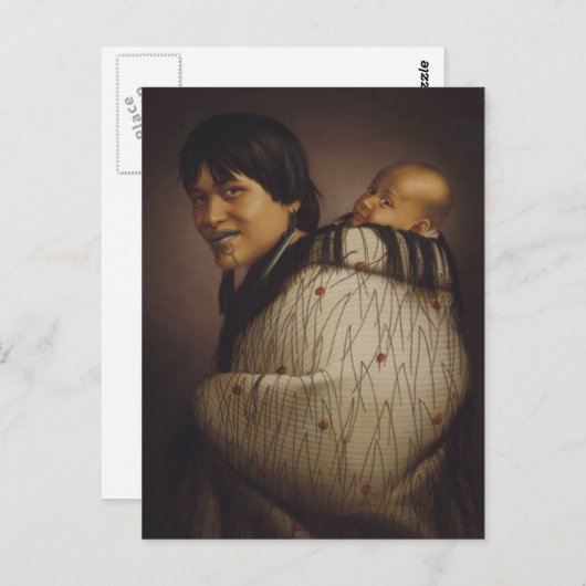 'Ana Rupene and Child' - G. Lindauer Postcard Postkarte (Vorne/Hinten)