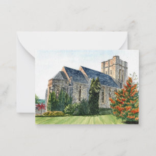 Anabel Taylor Kapelle, Universitätsstadt Cornell Mitteilungskarte