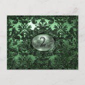 Anabelle Dublin Viktorianisch Tischnummer Card (Vorderseite)