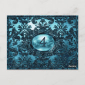 Anabelle Goyle Viktorianisch Tischnummer Card (Rückseite)