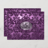 Anabelle Plaza Viktorianische Tischnummer Card (Vorne/Hinten)