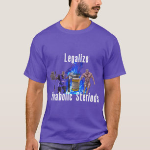 Anabole Steroide legalisieren retro T-Shirt