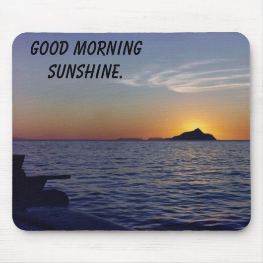 Anacapa, guter Morgen Sonnenschein Mousepad (Vorne)