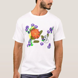 Anacapa Insel-Blumen der Fantasie T-Shirt