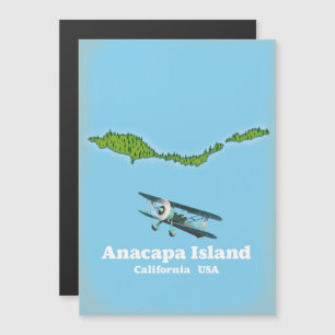 Anacapa-Insel Kalifornien USA Karte