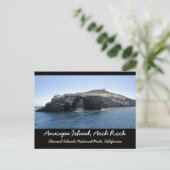 Anacapa Island Arch Rock Postkarte (Stehend Vorderseite)