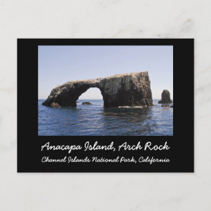 Anacapa Island Arch Rock Postkarte
