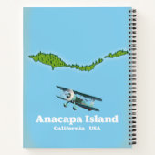 Anacapa Island California USA Karte Notizblock (Rückseite)
