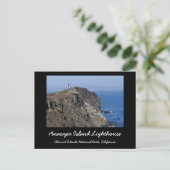 Anacapa Island Lighthouse Postkarte (Stehend Vorderseite)
