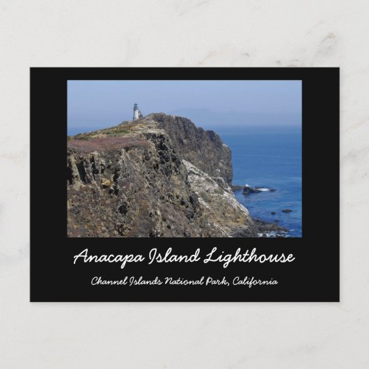 Anacapa Island Lighthouse Postkarte (Vorderseite)