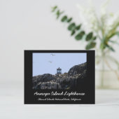 Anacapa Island Lighthouse Postkarte (Stehend Vorderseite)