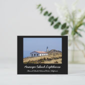 Anacapa Island Lighthouse Postkarte (Stehend Vorderseite)