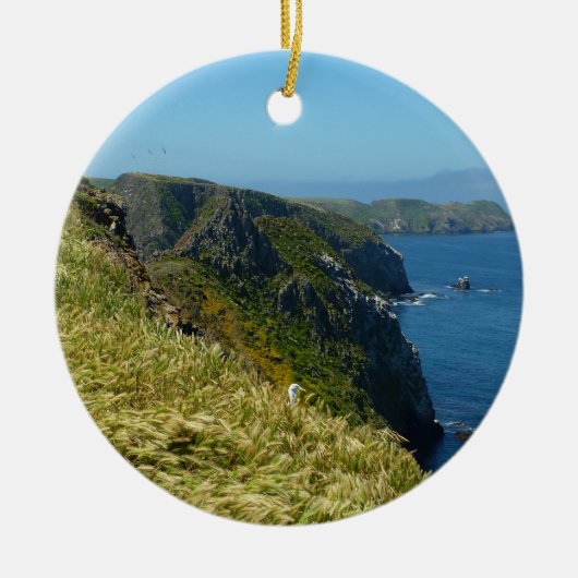 Anacapas Inspirationspunkt II auf den Kanalinseln Keramikornament (Vorne)