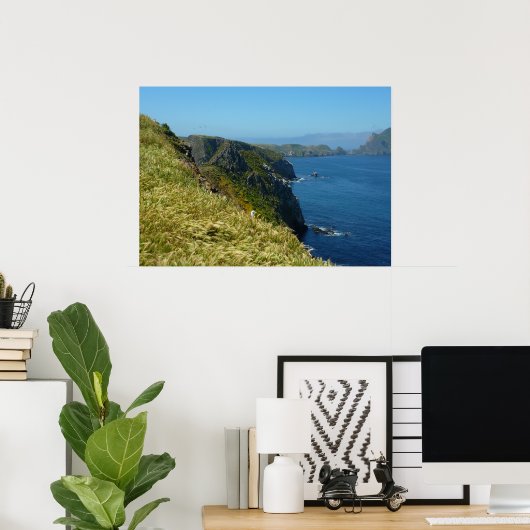 Anacapas Inspirationspunkt II auf den Kanalinseln Poster (Heimbüro)