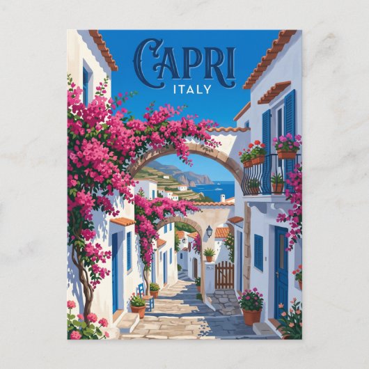 Anacapri Italien Postkarte (Vorderseite)