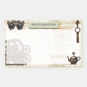 Anachronistischer Steampunk, rostige Gänge 10"x6" Post-it Klebezettel (Vorderseite)