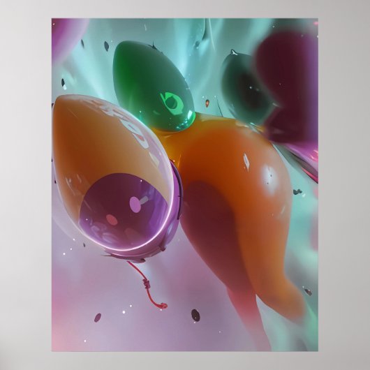 AnachroTechnocracy - Ken Gage Abstract Poster (Vorne)