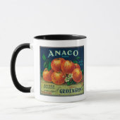 Anaco Apple Crate Label Tasse (Links)