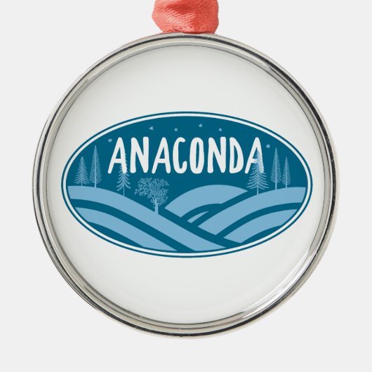 Anaconda Montana Außenbereich Ornament Aus Metall (Vorne)