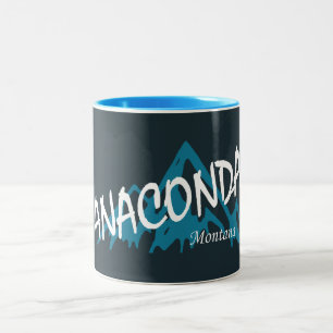 Anaconda Montana Berge Zweifarbige Tasse