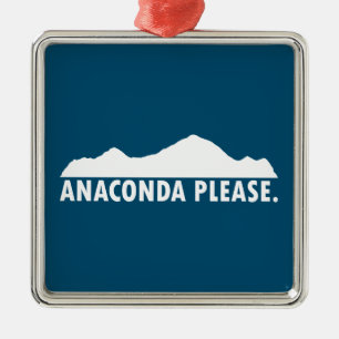 Anaconda Montana Bitte Ornament Aus Metall