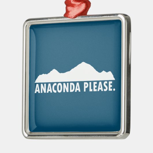 Anaconda Montana Bitte Ornament Aus Metall (Links)