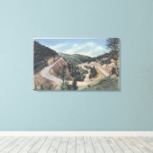 Anaconda, Montana - Horseshoe Curve Leinwanddruck (Insitu (Holzboden))