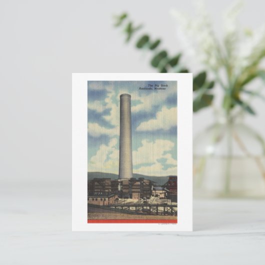 Anaconda, Montana - Washoe Smelter Postkarte (Stehend Vorderseite)