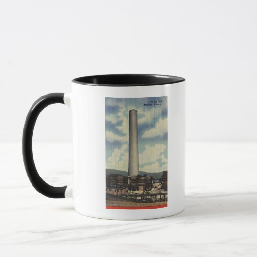 Anaconda, Montana - Washoe Smelter Tasse (Links)
