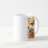 Anaconda Schlangen Kostüm auf Kürbiskahn Halloween Kaffeetasse (VorderseiteRechts)