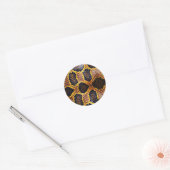 Anaconda Schlangenhaut Runder Aufkleber (Umschlag)