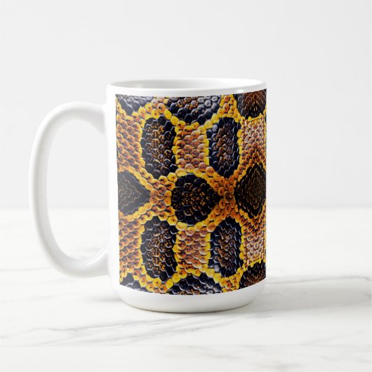 Anaconda Schlangenhautdruck Kaffeetasse (Links)