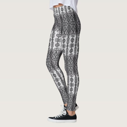 Anaconda-Skelettdesign Leggings (Links)