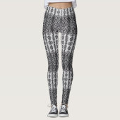 Anaconda-Skelettdesign Leggings (Vorderseite)