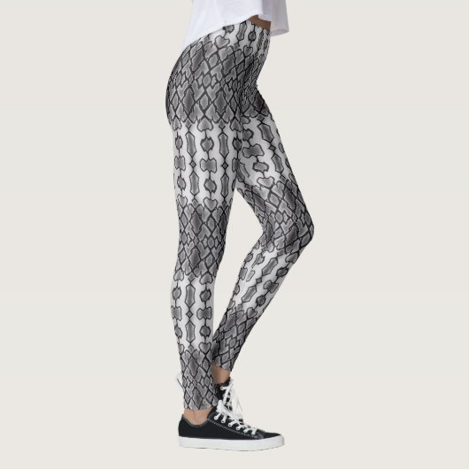 Anaconda-Skelettdesign Leggings (Rechts)