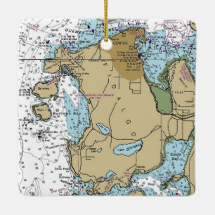 Anacortes WA Fidalgo Island Keramikornament