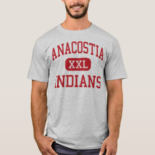 Anacostia - amerikanischer Ureinwohner - hoch - T-Shirt